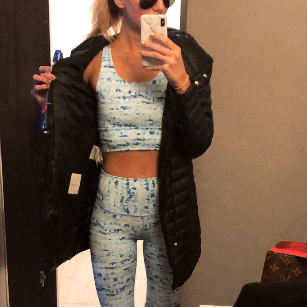 Soulcycle Set - Blue Tie die print sz s